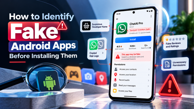 ow to identify fake Android apps before installing them