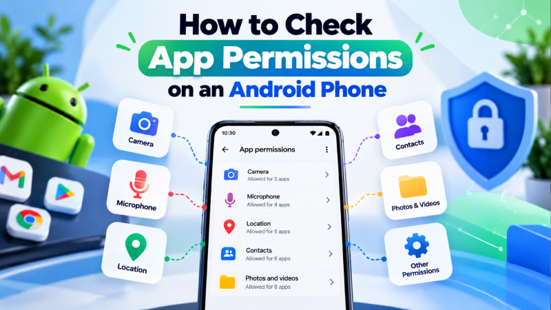 How to check app permissions on an Android phone