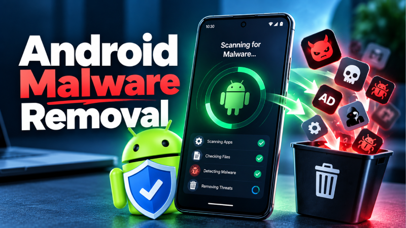 How to remove malware from an Android phone